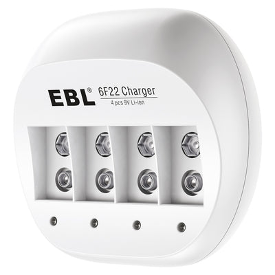 EBL 9V  4 Bay Battery Charger - EBLOfficial