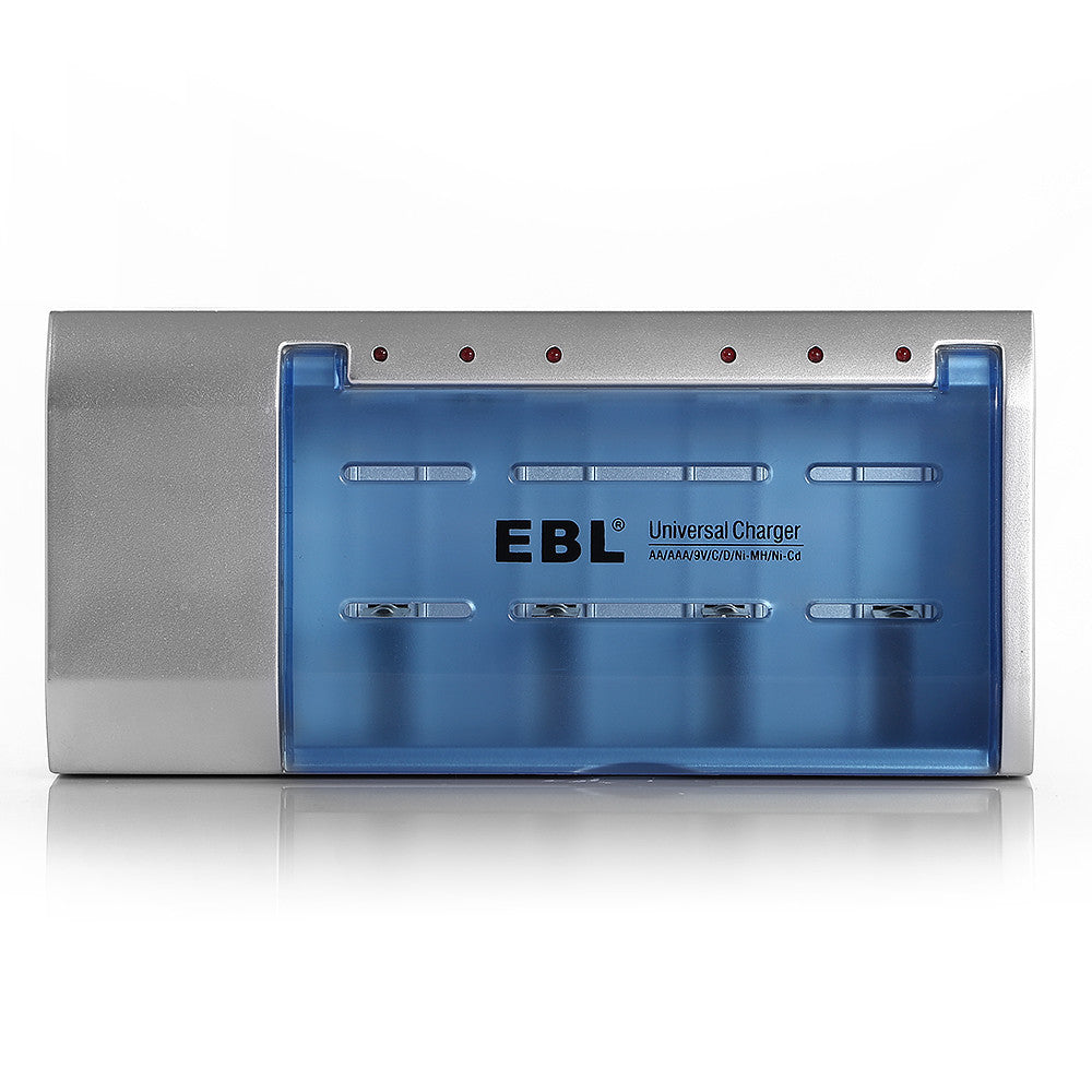 EBL AA AAA 9V C D Ni-MH Hi-CD Universal Battery Charger - EBLOfficial