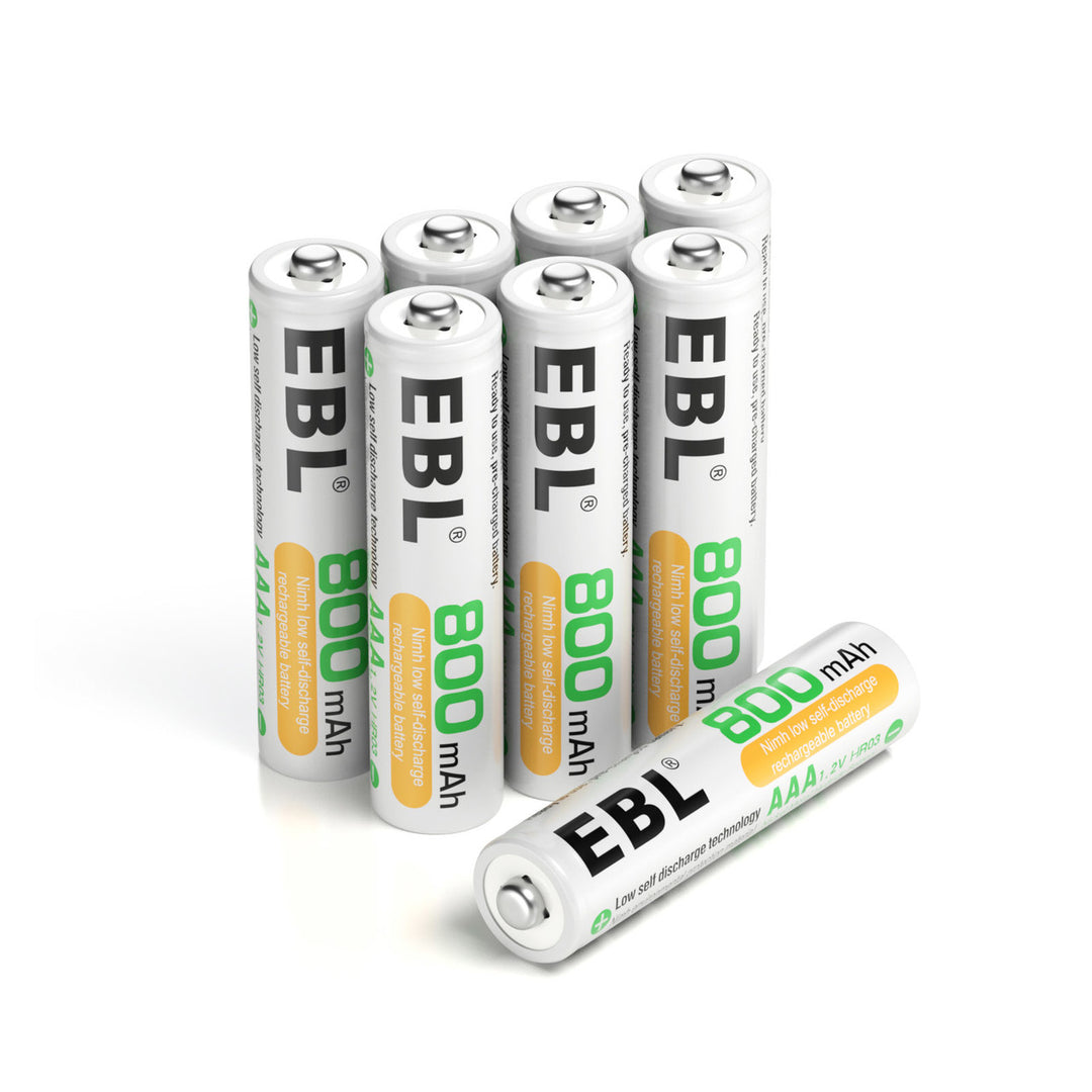 LIMELINEN AAA Rechargeable Batteries-Ni-MH (800mAh/1.2V) High-Capacity