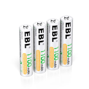 Test Piles rechargeables EBL AAA 1100 mAh : des accumulateurs HR03