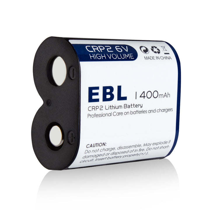 EBL CR-P2 6V 1400mAh Lithium Photo Battery - EBLOfficial