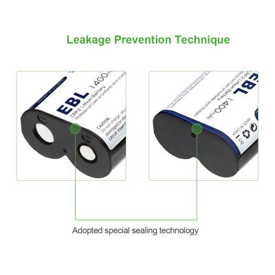 EBL CR-P2 6V 1400mAh Lithium Photo Battery - EBLOfficial