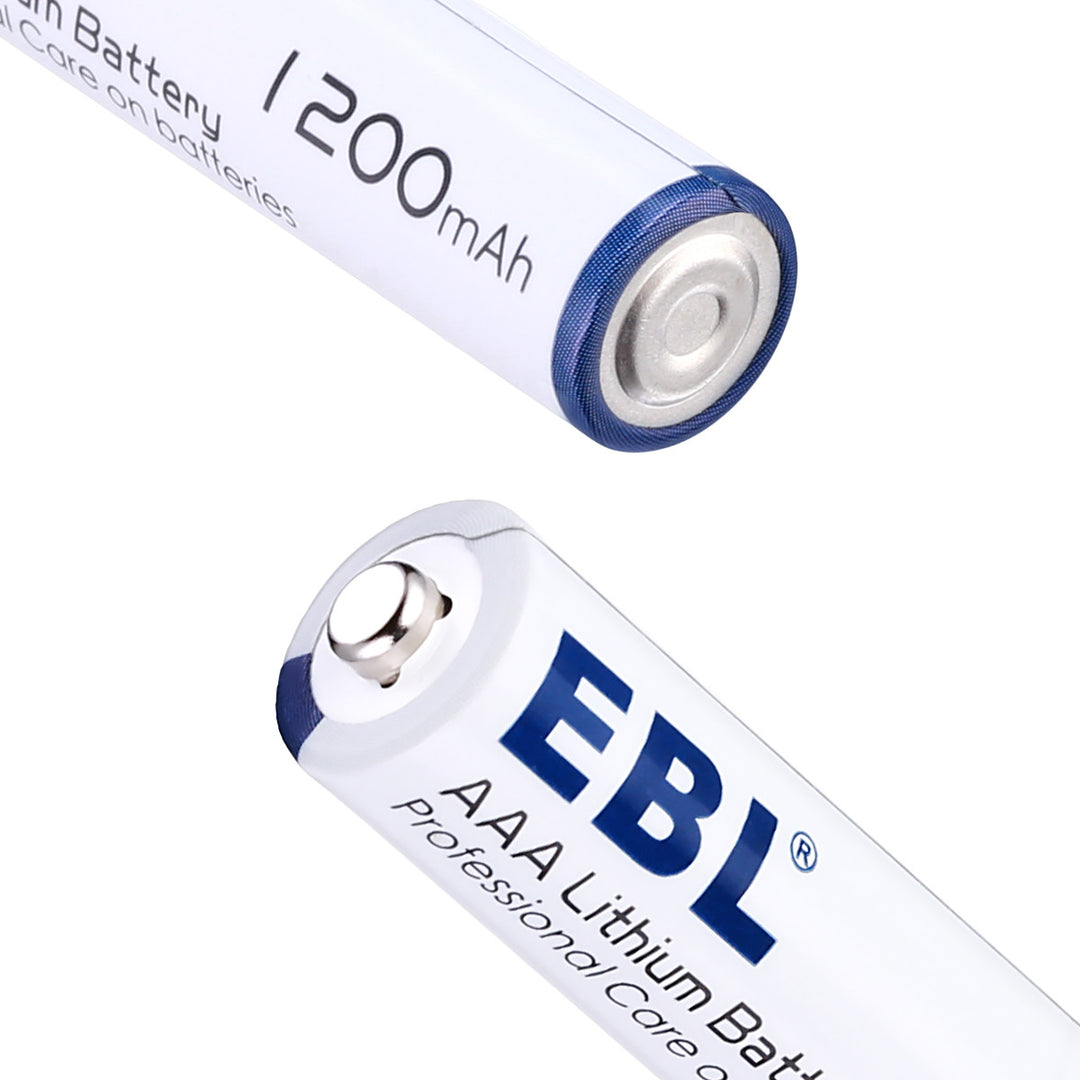 EBL 4/8/16 PCS 1200mAh 1.5V AAA Non-Rechargeable Lithium Batteries - EBLOfficial