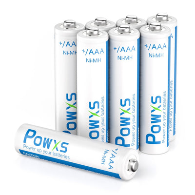 POWXS AAA Ni-MH Rechargeable Batteries 800mAh