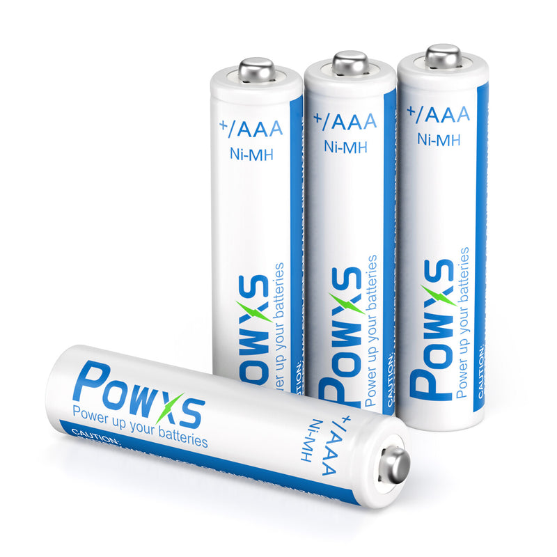 POWXS AAA Ni-MH Rechargeable Batteries 800mAh