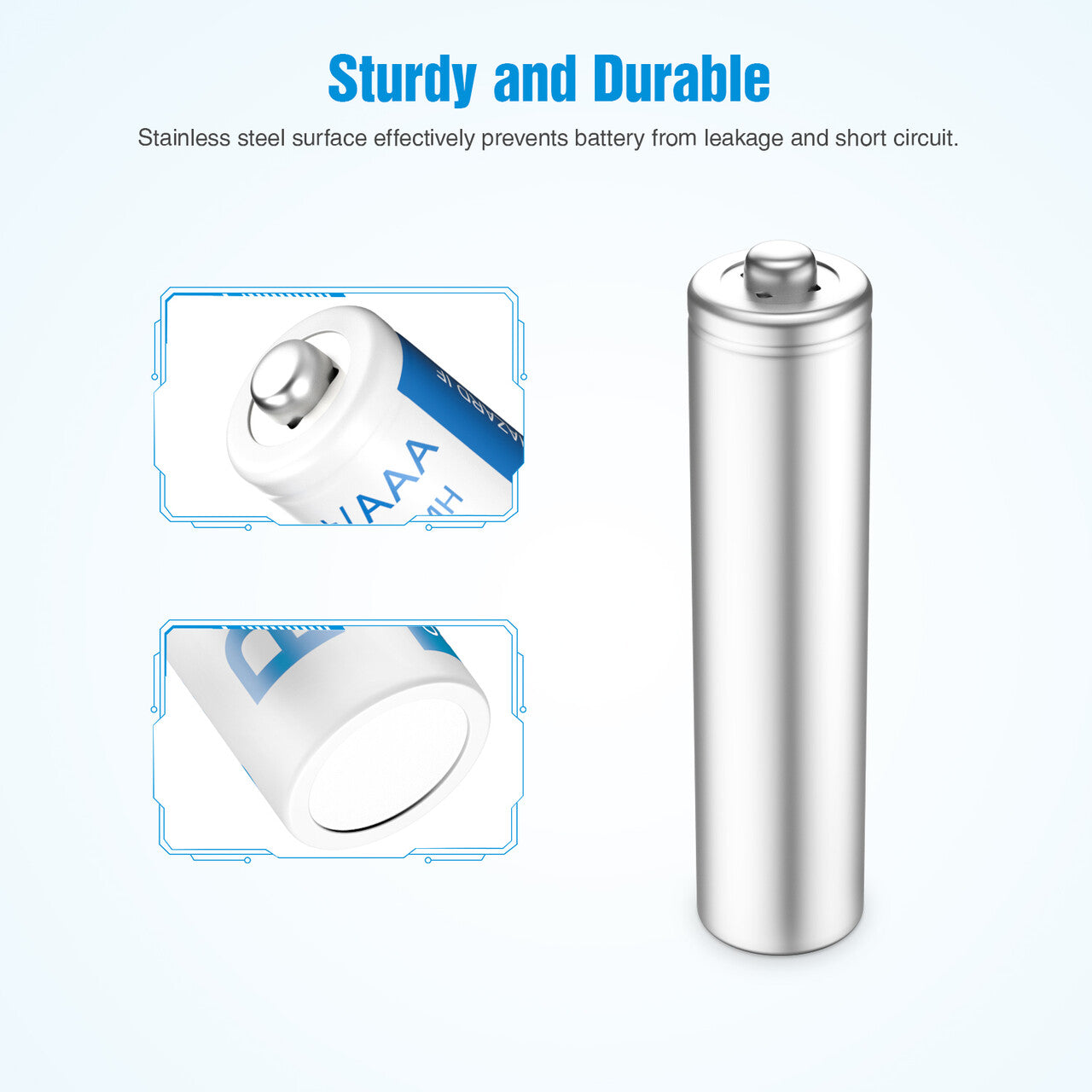 POWXS Triple A Rechargeable Batteries
