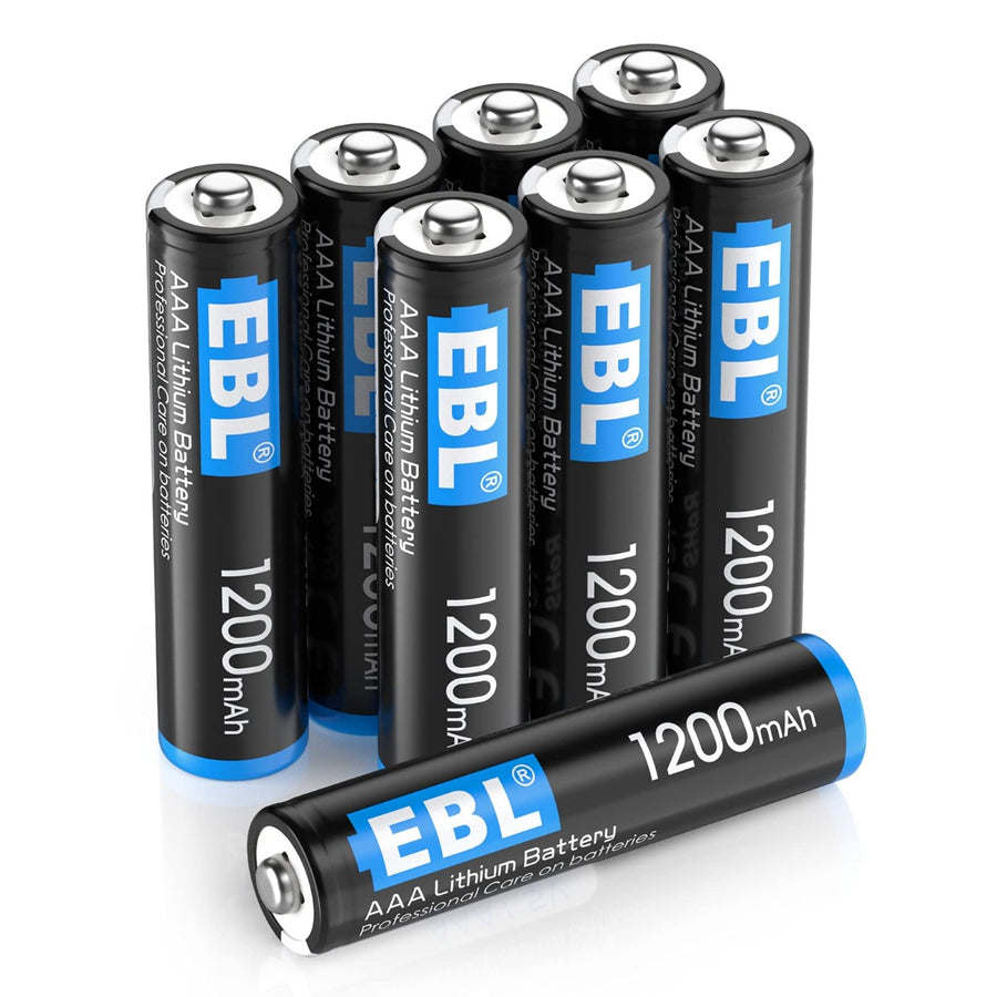 EBL 1200mAh 1.5V AAA Lithium Batteries