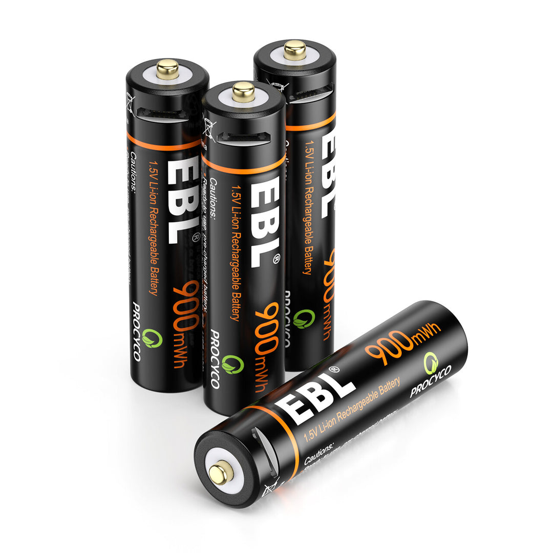 Taken Rechargeable AA AAA Batteries, 1.5V Lithium Batteries Precharged –  Taken Battery
