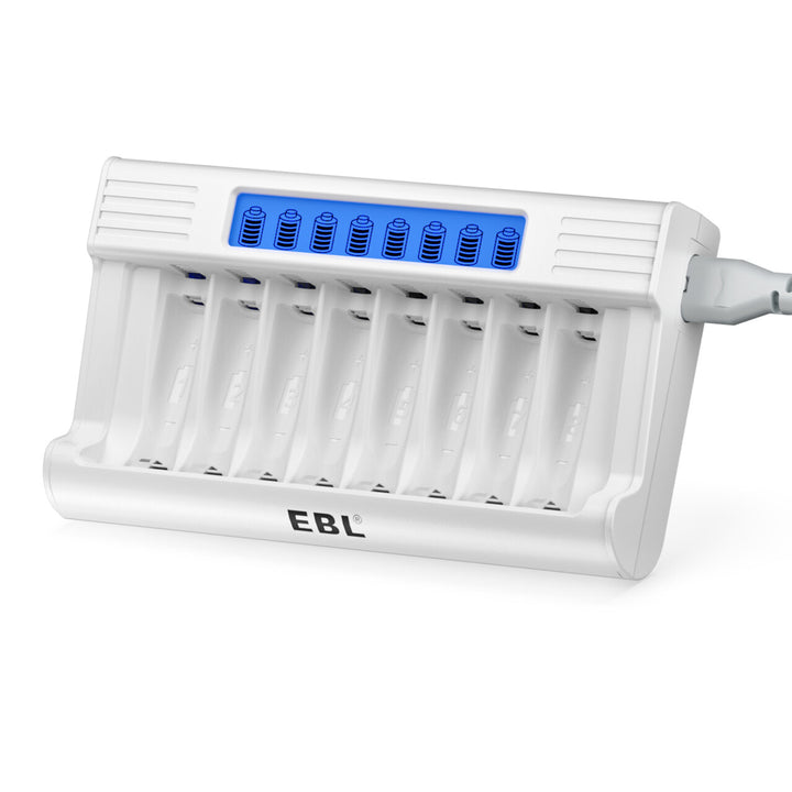 EBL 1 Hour Fast Charger for AA AAA Batteries - EBLOfficial