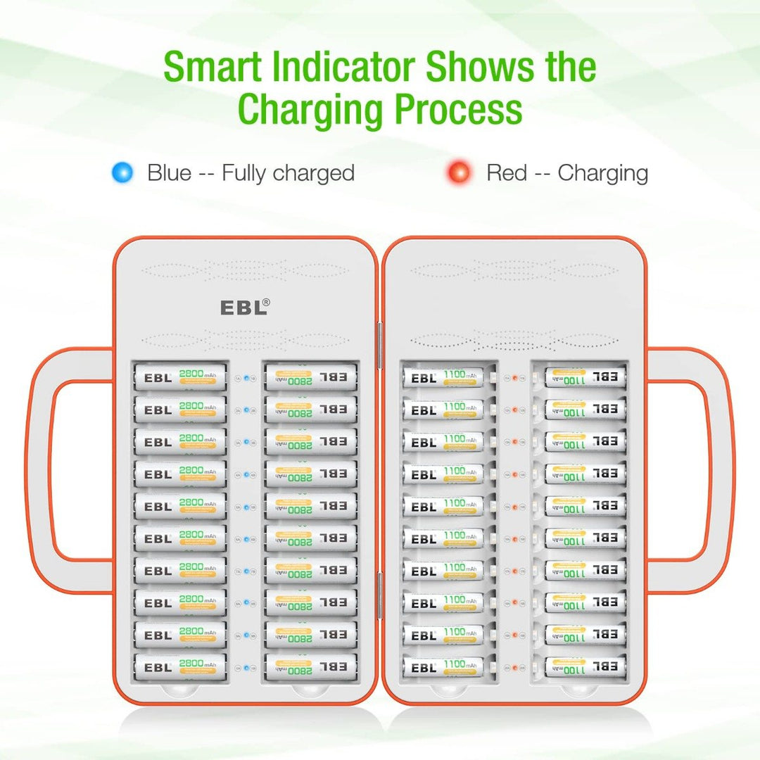 best aa aaa battery charger 40 slots-eblofficial