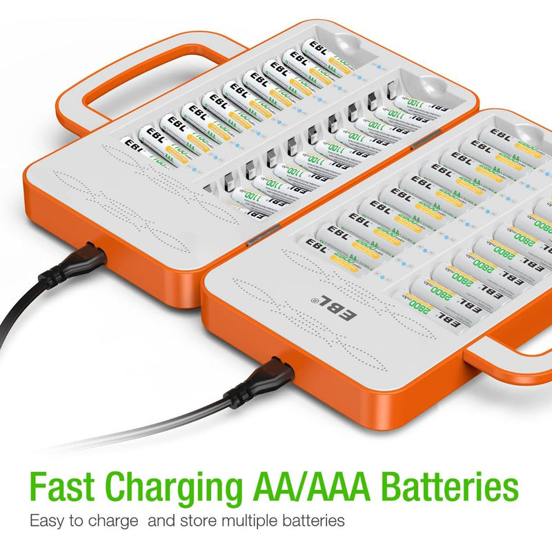 aa aaa battery charger 40 slots-eblofficial
