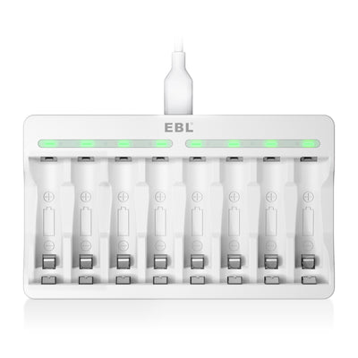 EBL Smart 8 Bay C9010N AA AAA Ni-MH Battery Charger