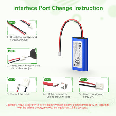 EBL 7.4V 2200mAh Li-ion Rechargeable Batteries - EBLOfficial