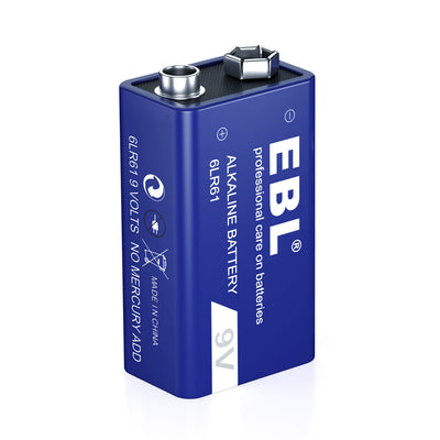 EBL 9V Alkaline Battery 600mAh - EBLOfficial