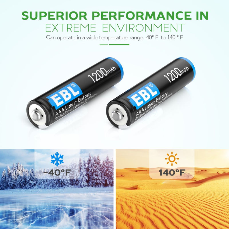  Lithium Iron Non-Rechargeable Batteries