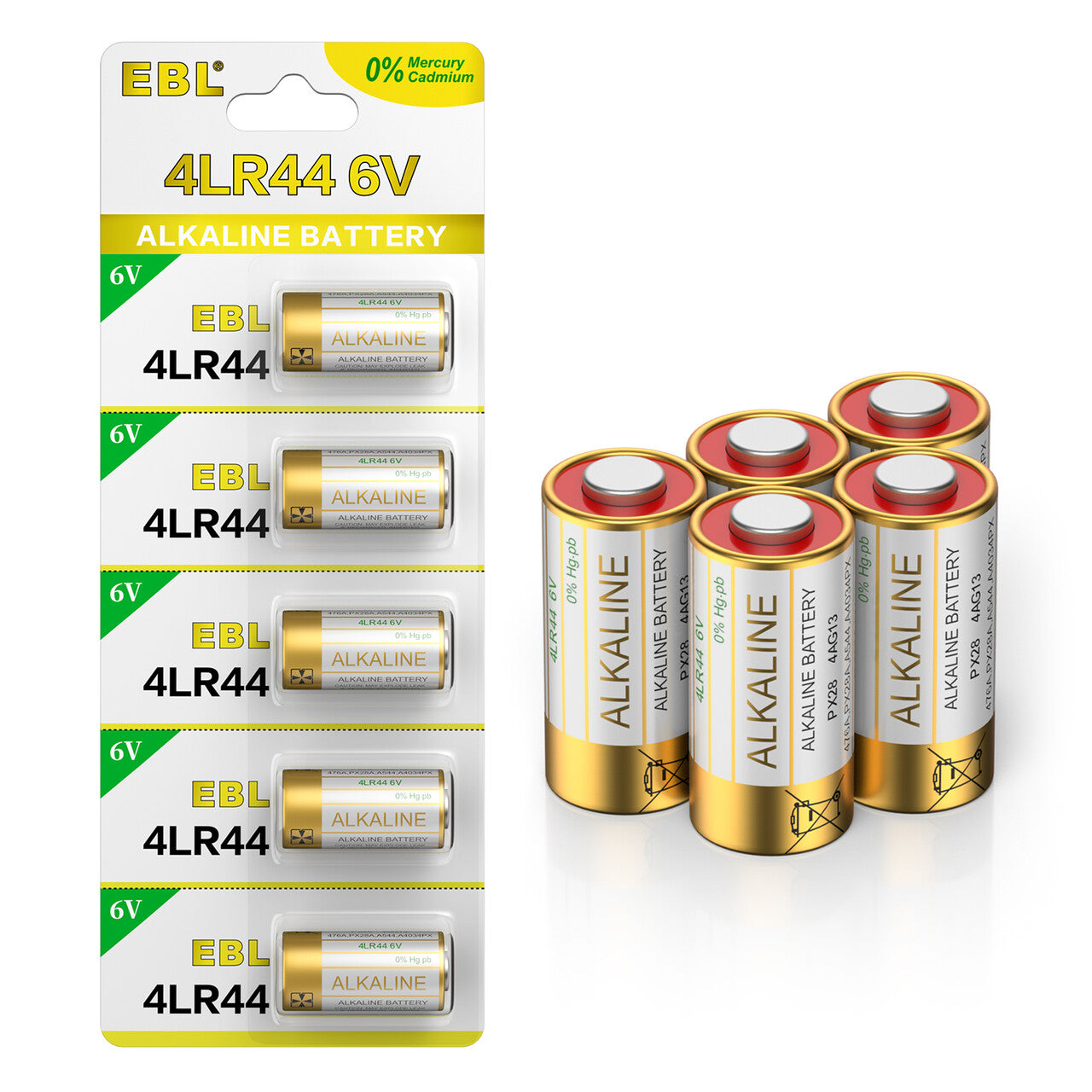 EBL 4LR44 6V battery for Dog Collars - EBLOfficial