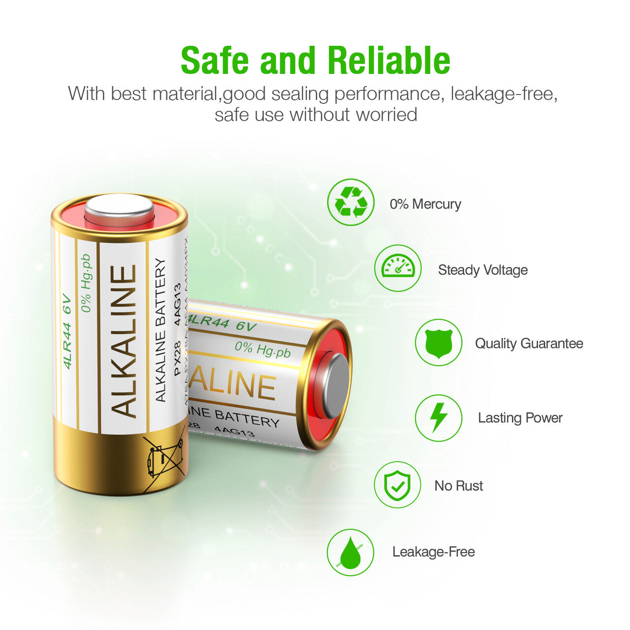 EBL 4LR44 battery for Dog Collars - EBLOfficial