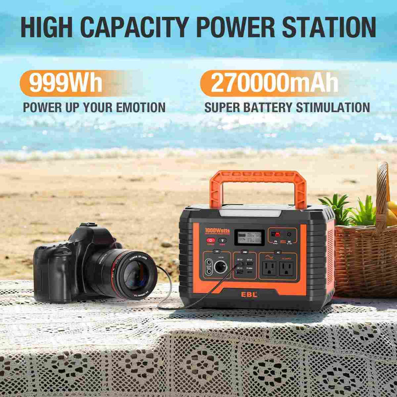 EBL Portable Power Station Voyager 1000